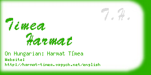 timea harmat business card